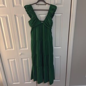Jason Wu Green Maxi Dress